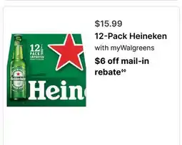 Walgreens 12-Pack Heineken offer