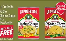 Jewel-Osco La Preferida Nacho Cheese Sauce offer