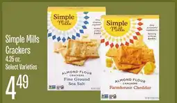 Jewel-Osco Simple Mills Crackers offer