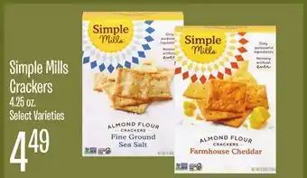 Jewel-Osco Simple Mills Crackers offer