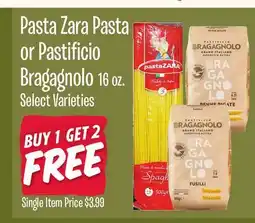 Jewel-Osco Pasta Zara Pasta or Pastificio Bragagnolo offer