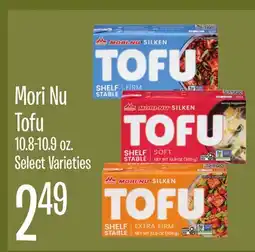 Jewel-Osco Mori Nu Tofu offer