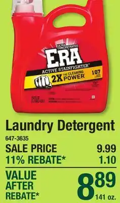 Menards Laundry Detergent offer