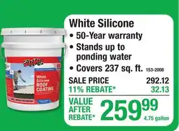 Menards White Silicone offer