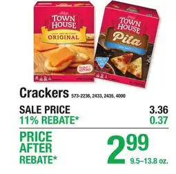 Menards Crackers offer