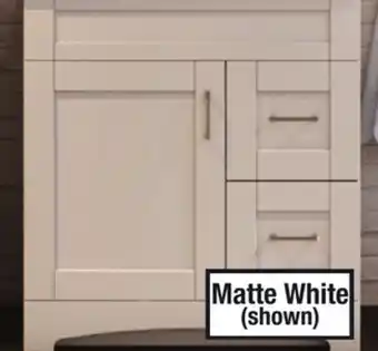 Menards BRIGHTON Vanity offer