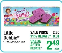 Menards Little Debbie offer
