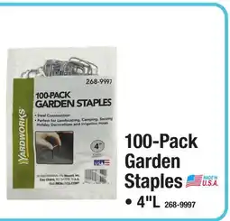 Menards 100-Pack Garden Staples offer