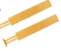 Menards 2-Pack Bamboo Drawer Dividers offer
