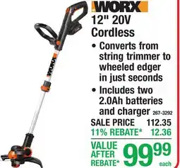 Menards 12 20V Cordless offer