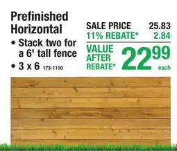 Menards Prefinished Horizontal WOOD PANELS offer