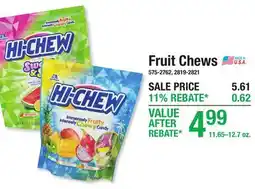 Menards Fruit Chews offer