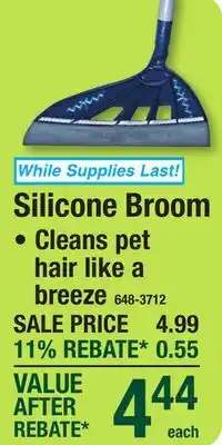 Menards Silicone Broom offer