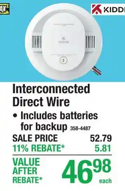 Menards Interconnected Direct Wire offer
