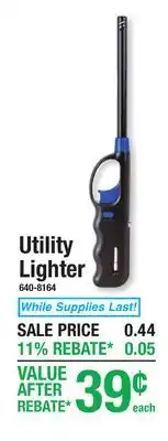 Menards Utility Lighter offer