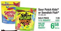 Menards Sour Patch Kids or Swedish Fish offer