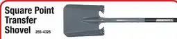 Menards MASTERFORCE Square Point Transfer Shovel offer