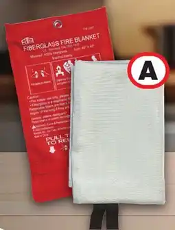 Menards Fiberglass Fire Blanket offer