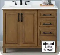 Menards Vanity with Top RENO COLLECTION offer