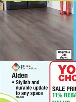 Menards LAMINATE FLOORING Alden offer
