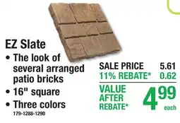 Menards EZ Slate PATIO BLOCKS & PAVERS offer