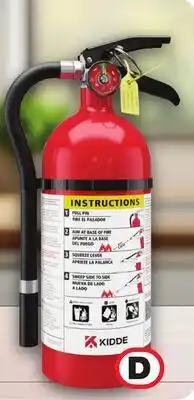 Menards Rechargeable 11 STOCK KIDDE FIRE EXTINGUISHERS ON SALE! offer