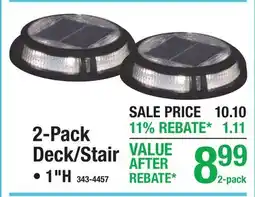 Menards 2-Pack Deck/Stair ACCENT LIGHTS offer