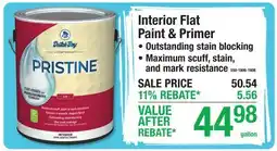 Menards Interior Flat Paint & Primer offer