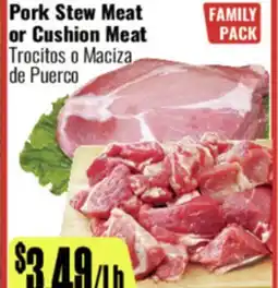 R Ranch Markets Pork Stew Meat or Cushion Meat offer