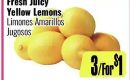 R Ranch Markets Fresh Juicy Yellow Lemons offer
