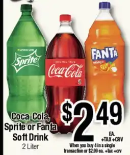 Big Saver Foods Coca-Cola, Sprite or Fanta Soft Drink offer