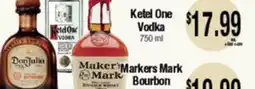 Big Saver Foods Ketel One Vodka 750 ml, Markers Mark Bourbon offer