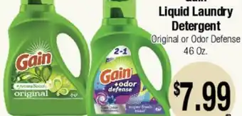 Big Saver Foods Gain Liquid Laundry Detergent offer