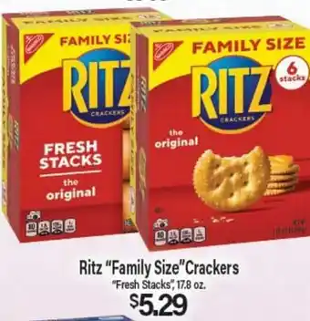 Angelo Caputo's Fresh Market Ritz Family Size Crackers offer