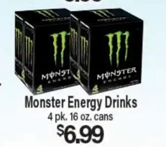 Angelo Caputo's Fresh Market Monster Energy Drinks offer