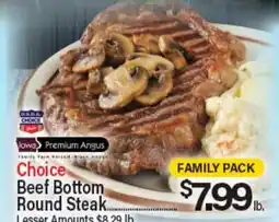 Angelo Caputo's Fresh Market Choice Beef Bottom Round Steak offer
