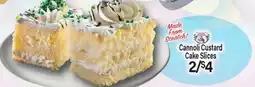Angelo Caputo's Fresh Market Cannoli Custard Cake Slices offer