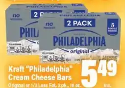 Angelo Caputo's Fresh Market Kraft Philadelphia Cream Cheese Bars offer