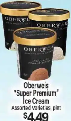 Angelo Caputo's Fresh Market Oberweis Super Premium Ice Cream offer