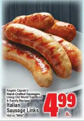 Angelo Caputo's Fresh Market Italian Sausage Links offer