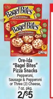 Angelo Caputo's Fresh Market Ore-Ida Bagel Bites Pizza Snacks offer