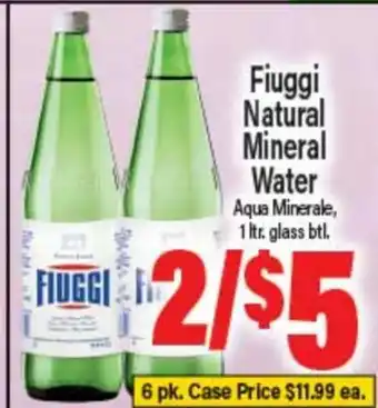 Angelo Caputo's Fresh Market Fiuggi Natural Mineral Water offer