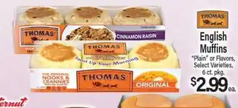 Angelo Caputo's Fresh Market English Muffins offer