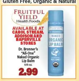Angelo Caputo's Fresh Market Dr. Bronner's All-One Naked Organic Lip Balm offer