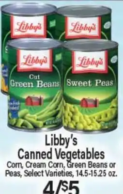 Angelo Caputo's Fresh Market Libby's Canned Vegetables offer