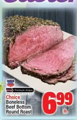 Angelo Caputo's Fresh Market Choice Boneless Beef Bottom Round Roast offer