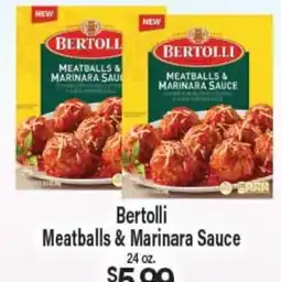 Angelo Caputo's Fresh Market Bertolli Meatballs & Marinara Sauce offer