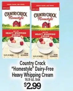 Angelo Caputo's Fresh Market Country Crock Homestyle Dairy-Free Heavy Whipping Cream offer