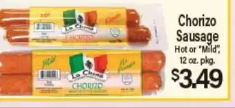 Angelo Caputo's Fresh Market Chorizo Sausage offer