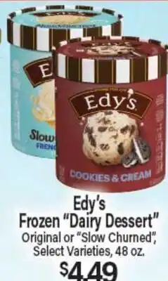 Angelo Caputo's Fresh Market Edy's Frozen Dairy Dessert offer